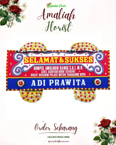 Karangan Bunga Ucapan Selamat ciririp